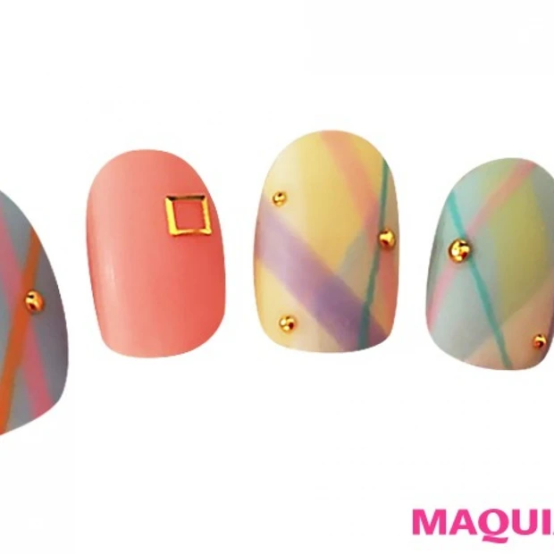 パステルカラーでレディな気分♡ 癒され系・マットネイル