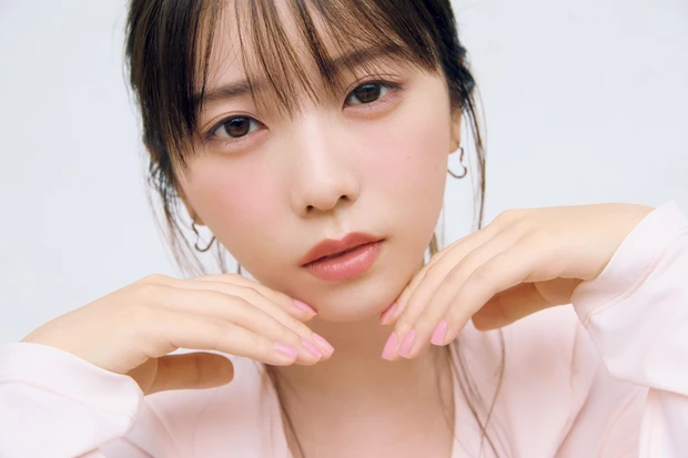 ふんわりピンクを使ったストロベリームースメイク