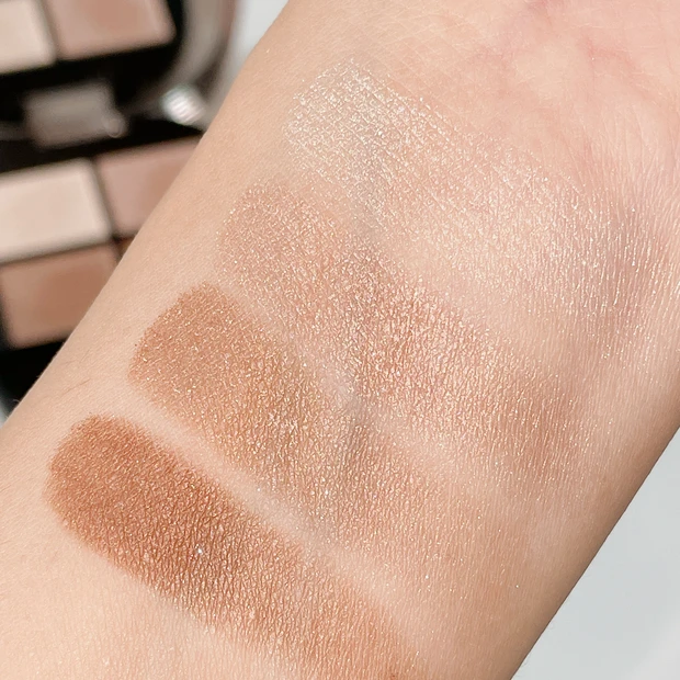 コスメデコルテ アイシャドウ 01 Rosy Brown ブルベ スウォッチ