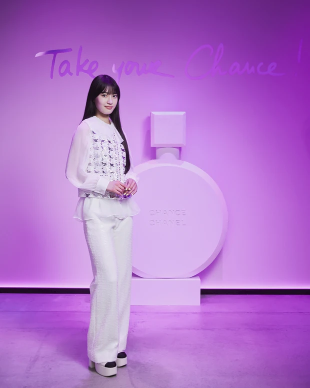 椿さん　シャネル「チャンス オー スプランディド」ローンチイベント
