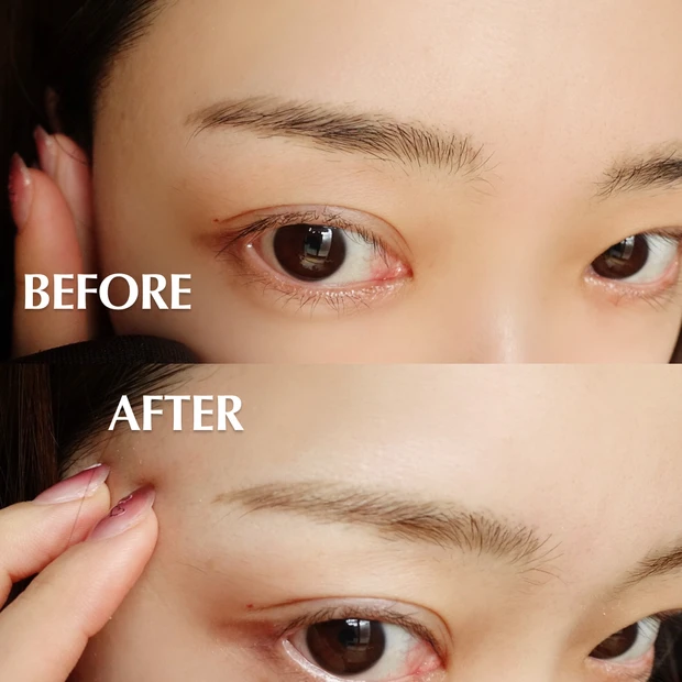 ENTROPY（エントロピー）ブリーチブロウ6回分 1分で簡単にセルフ眉脱色ができるキットを使ってみた仕上がりのBEFORE/AFTER