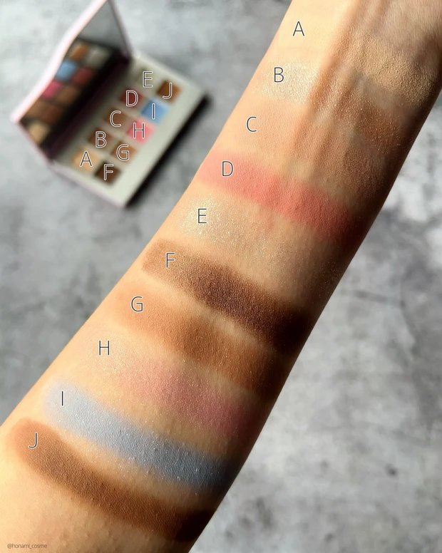 hince　ヒンス　ニューデップスアイシャドウ　インモーション　お花見パレット