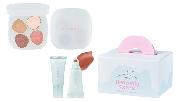 トーンクリスマスコフレ2025 トーン ヘブンリー スイーツボックス  限定3種