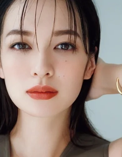 オレンジメイクのやり方 リップ