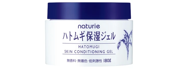 ナチュリエ ハトムギ保湿ジェル 180g ￥990／イミュ