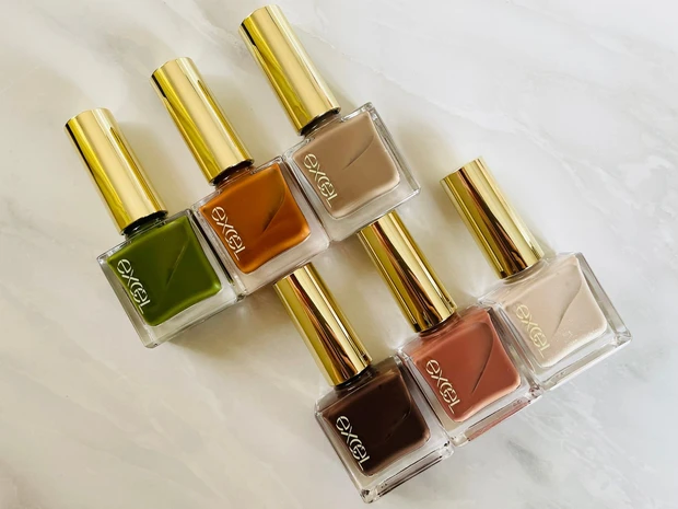 ★2022 Autumn Collection★発売したばかりのエクセルの秋新色コスメをご紹介!【グリームオンフィットシャドウ・エッセンスネイルオイル・ネイルポリッシュ】_10