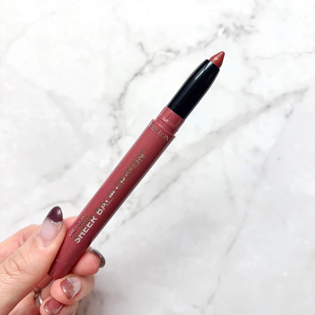 レブロン シアーバームクレヨン 014 メランコリックローズはイエベブルべ問わずおすすめ