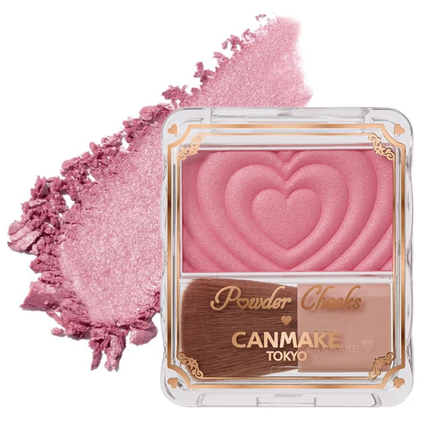 プチプラコスメ ピンクメイク キャンメイク パウダーチークス P40thx