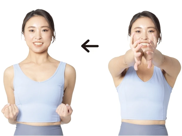 デスクワーカー　美背中ストレッチ