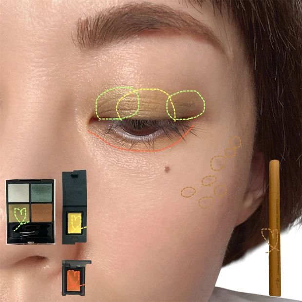 アイメイク プロセス