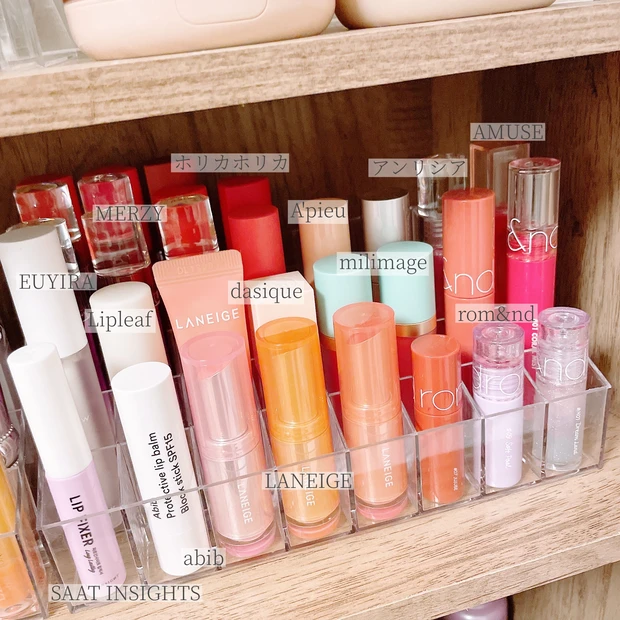 【韓国コスメ中心】2年目の自己紹介を兼ねて…【1軍コスメ収納を公開🤍】_8_2