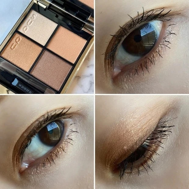 えりさん UQQU(スック) シグニチャー カラー アイズ 03 光暮 -HIKARIGUREのアイメイク