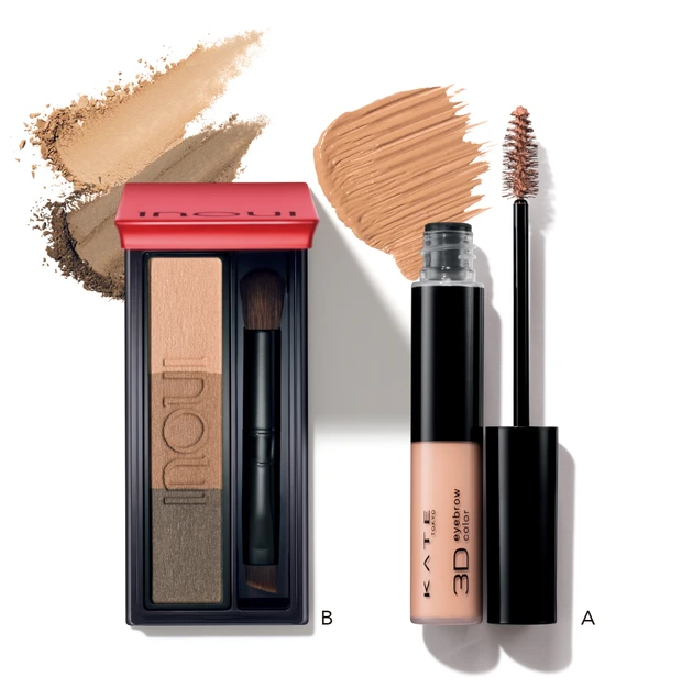 ケイト 3DアイブロウカラーN BE-1、インウイ アイブロウパレット 01