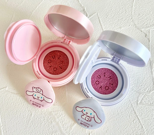 マキア サンリオコラボコスメ ファーリークッションブラッシュ 中身