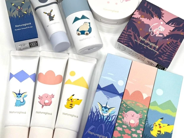 【ナチュラグラッセ×ポケモン】が限定コラボ！ 人気のベースメイクアイテムがピカチュウやカビゴン仕様に