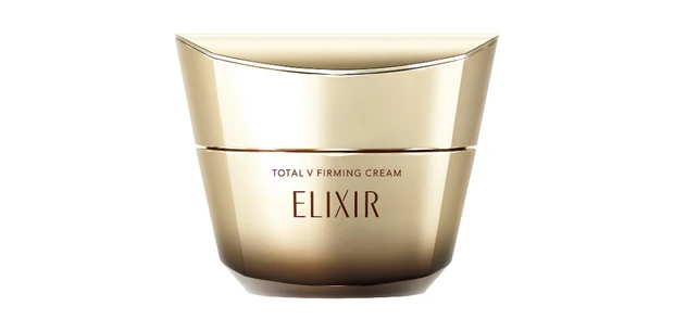 トータルV ファーミングクリーム 50g ￥11000（編集部調べ）／エリクシール（10/21発売）