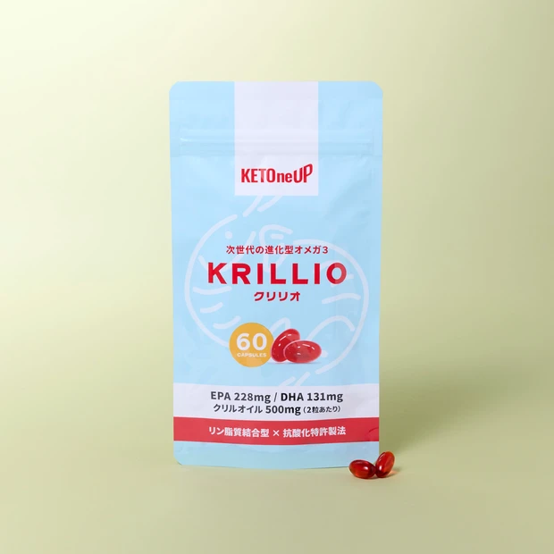 血糖値 上昇 抑える サプリ KETOneUP KRILLO™ -クリリオ-