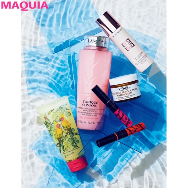 暑い季節にうれしい！ 保湿力抜群な「みずみずしい」コスメ5選