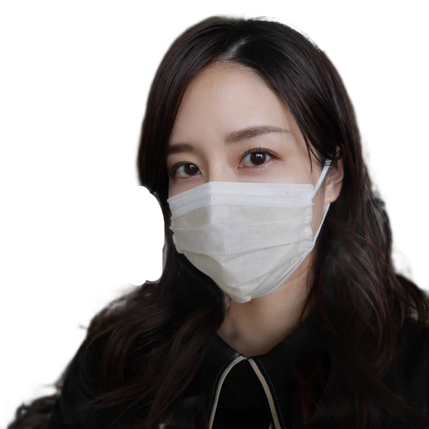 【小顔マスク】シンプルだけどフェイスラインがすっきり見えるプチプラ不織布マスク_3_2