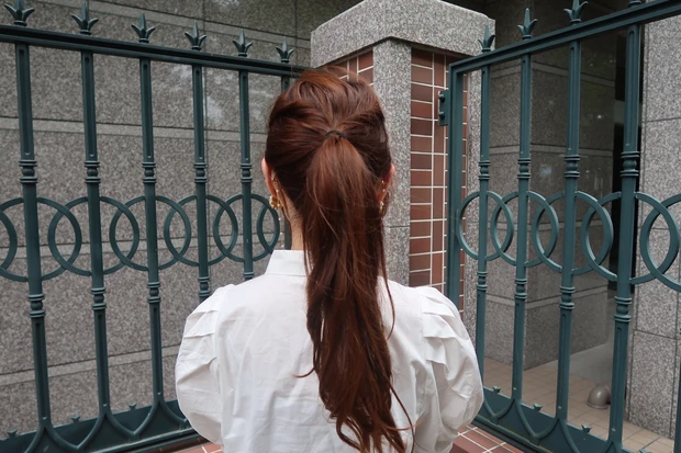 【石井美保さんヘアー】憧れの石井美保さんになりきり!ポニーテールアレンジ_8_3