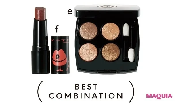 【大人のピンクメイク】ピンクチークは、ベージュ仕込みで大人仕様に_おすすめのリップ・アイシャドウ