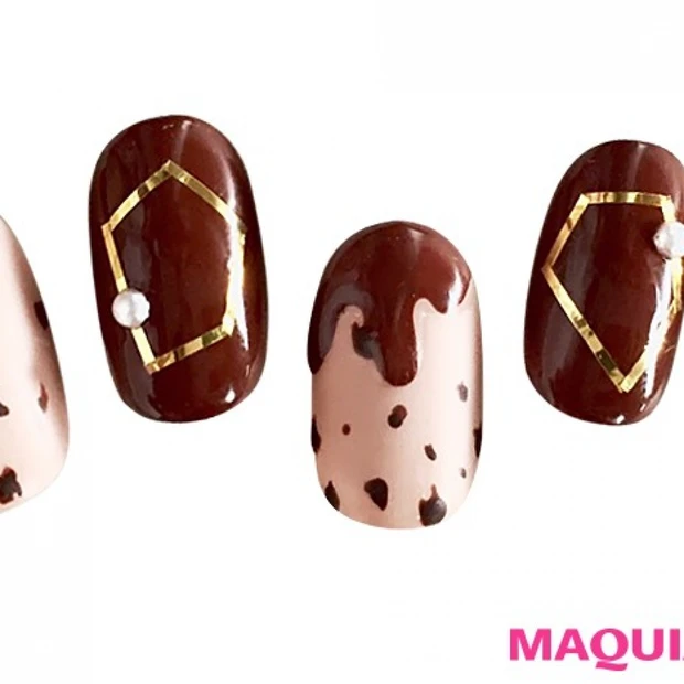 とろ～りおいしそう♡ メルヘンワールドを満喫できるショコラネイル