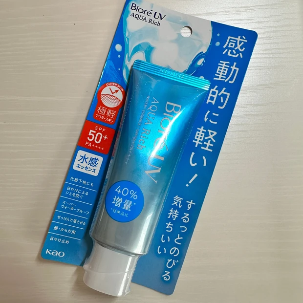 ビオレuv アクアリッチ 増量サイズ