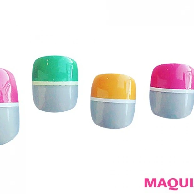 鮮やかパステルはフォギーに仕上げて今っぽく♪　フォギーパステルネイル