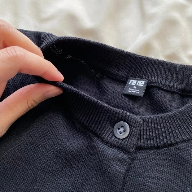 おすすめユニクロ UVカット【カーディガン】 UVカットジャージークルーネックカーディガン(長袖)レビュー