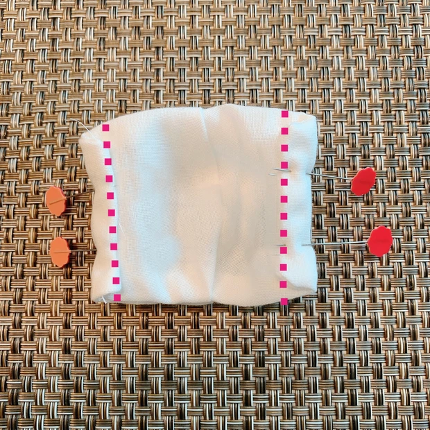 【アベノマスクリメイク】20分で出来る赤ちゃん用マスク　※型紙付_8_2