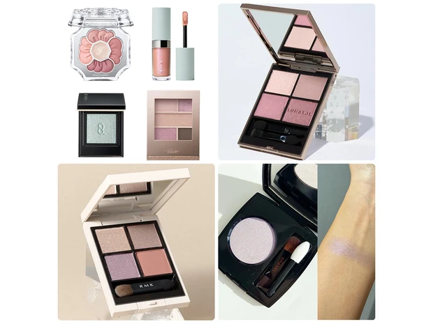 【ブルべに似合う春新色アイシャドウ8選】全色スウォッチつき！ デパコスなど人気ブランドからプロが厳選