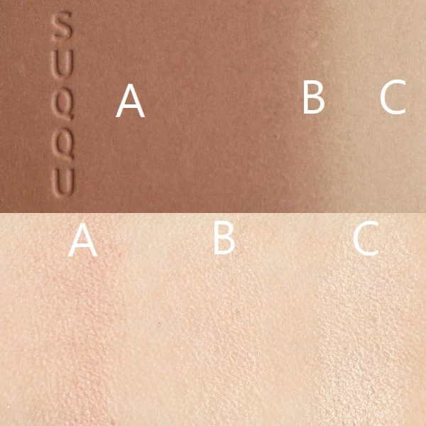 「スック ピュア カラー ブラッシュ」の発色