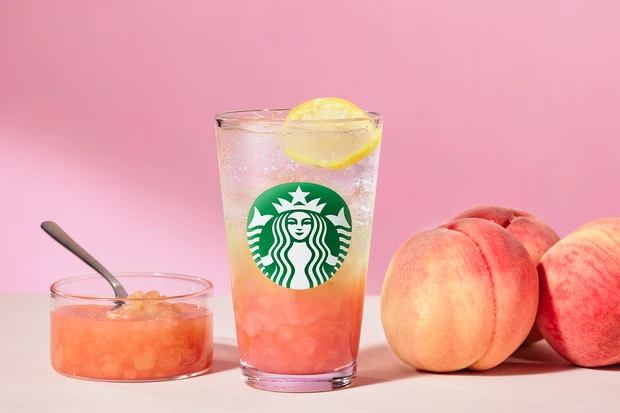スターバックス チラックス ソーダ ピーチ