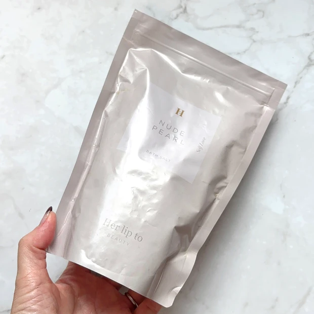 CRYSTAL BATH SALT - NUDE PEARL -のパッケージ