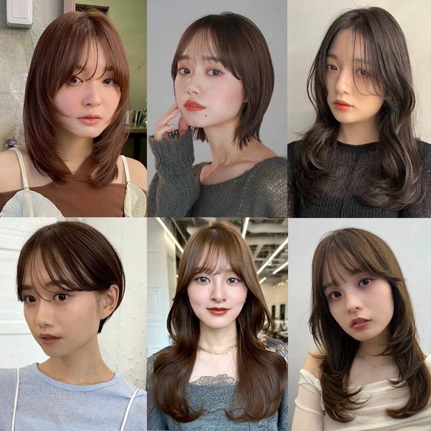 【2026年春】シースルーバングの髪型おすすめ42選！ レングス別＆韓国風の人気ヘアを特集