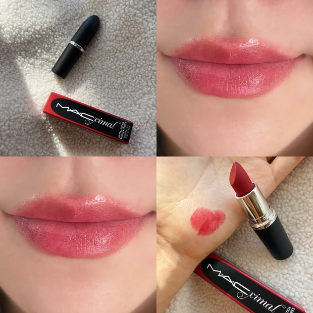 新年初買いはMAC マキシマル シルキー マット リップスティック 665リングジアラーム_4