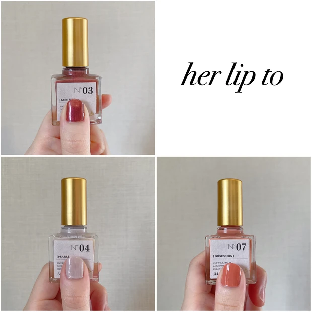 her lip to】ハーリップトゥのネイルポリッシュおすすめカラー3選