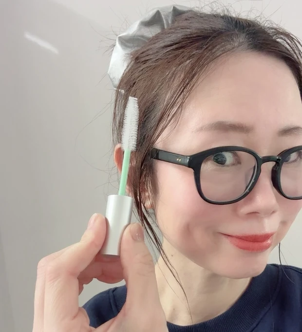 【Qoo10話題】梅雨・夏の湿気＆汗による髪悩み「narka フレッシュセバムヘアマスカラ」レビュー_3