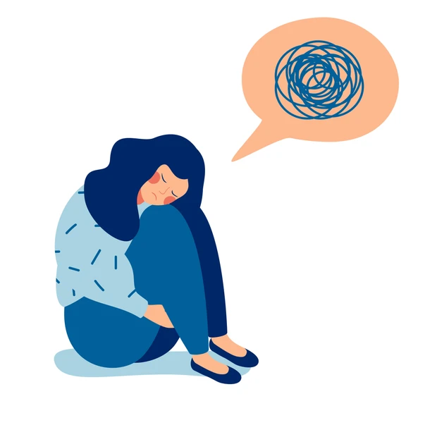 困っている女性 カンジダ腟炎