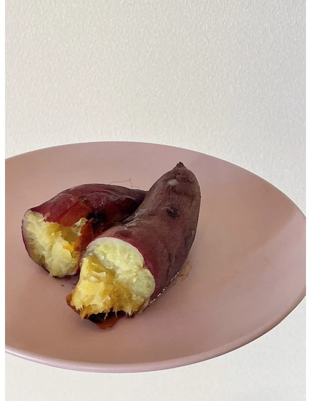 【ダイエット中のヘルシーおやつ】まるでスイーツ!マキア掲載レシピ「冷やし焼き芋」を作ってみた_4