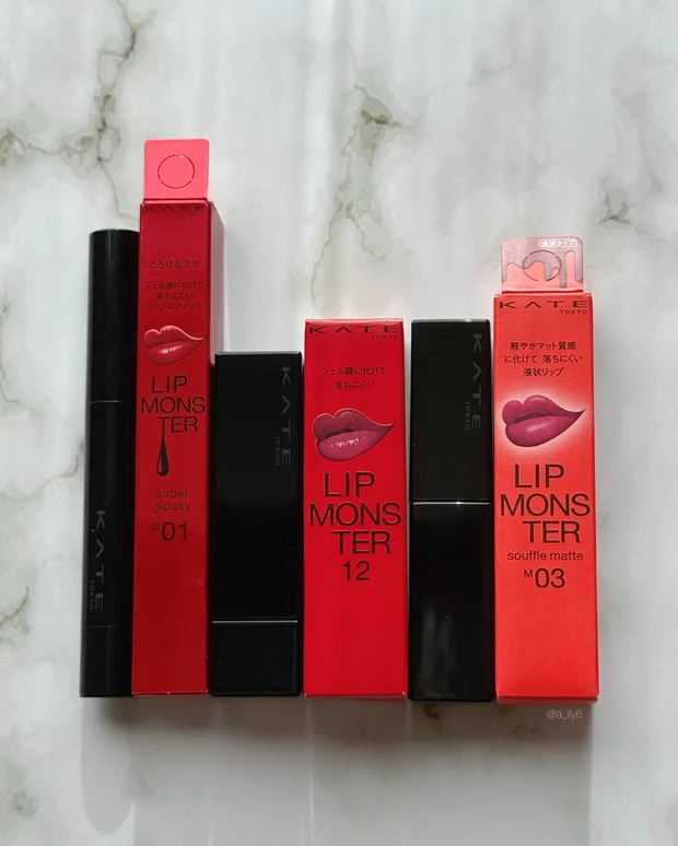 リップモンスター リプモン ブルベ 冬 スフレマット ツヤバース 比較 違い マット リップ ティント