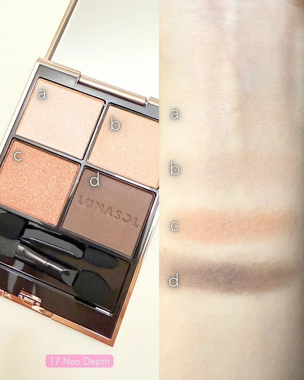 ルナソル アイカラーレーションN スウォッチ 17