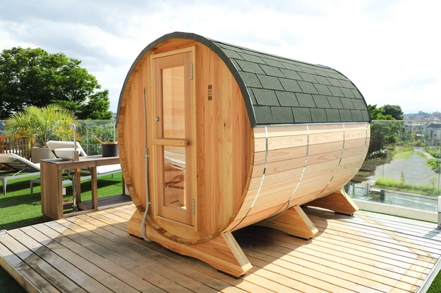 スパジアムジャポンのバレルサウナ