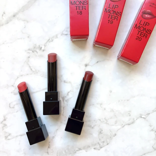 リップモンスター 18と19と20、それぞれと似た定番色