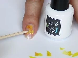 【100均活用】まるでジェル!?簡単ブラウンニュアンスネイル!!_5
