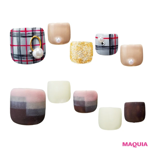 トレンドをつま先に乗せてパーティへ！ センスが光る最旬フットネイル