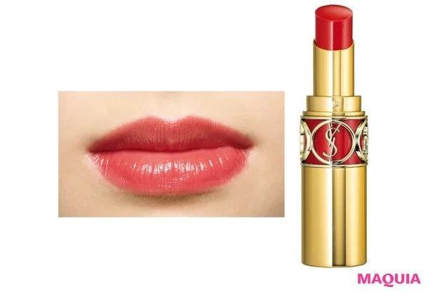 【おすすめの赤リップ】イヴ・サンローラン・ボーテ ルージュ ヴォリュプテ シャイン 161