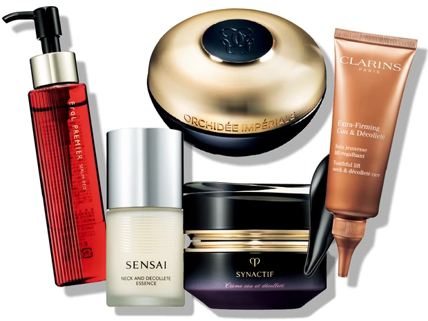 年齢サインが出やすい「首・デコルテ」の保湿アイテム図鑑。専用アイテムの“すごいポイント”をチェック