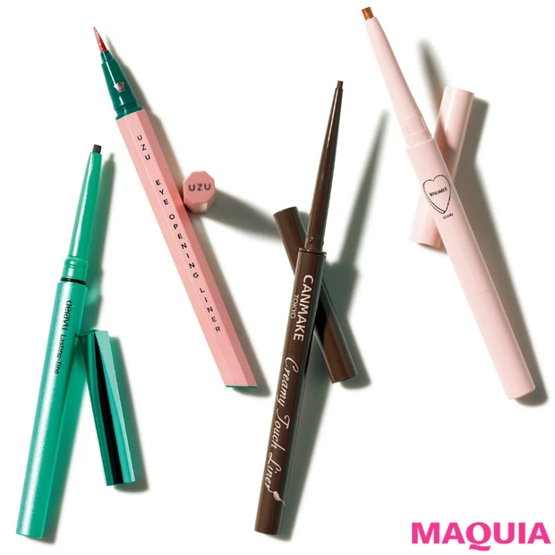 夜まで落ちないアイライナーはどれ? 注目の4本を鵜飼香子さんがガチでお試…