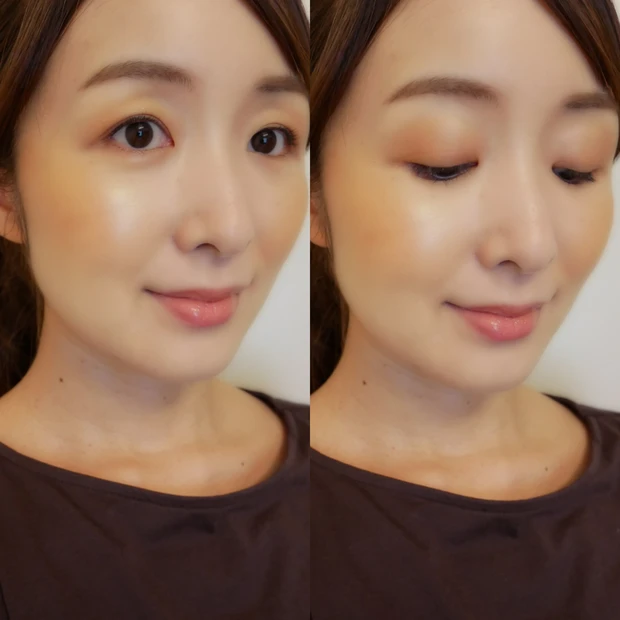 ひと塗りでグラデアイ完成！メディア リュクスのアイカラーで時短ナチュラルメイク_6